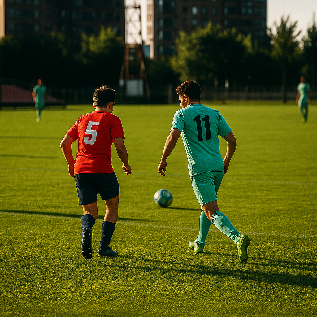 Bild B: Fußballspieler